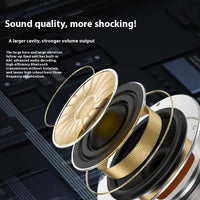 HKM-706195 Wireless Bluetooth Headset with LED Display and Intelligent Non-Ear Hanging Design for Running