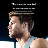 HKM-706195 Wireless Bluetooth Headset with LED Display and Intelligent Non-Ear Hanging Design for Running