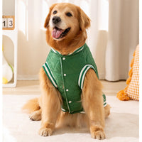 HKM-7062205 "Cozy Quilted Vest for Large Dogs ¨C Warm, Stylish Jacket for Golden Retrievers and Samoyeds"