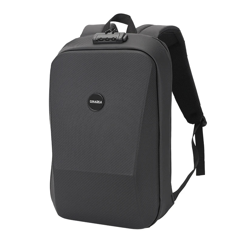 HKM-706259 Stylish 17-Inch Laptop Backpack for Students - Durable PE Film Design, Ideal for School and Travel