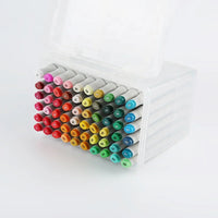 HKM-706323 168-Colour Dual-Head Alcohol-Based Art Markers for Creative Drawing and Illustration