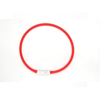 HKM-7063613 Luminous USB Charging Silicone Dog Collar with Multiple Color Modes