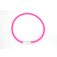 HKM-7063613 Luminous USB Charging Silicone Dog Collar with Multiple Color Modes