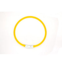HKM-7063613 Luminous USB Charging Silicone Dog Collar with Multiple Color Modes
