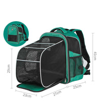 HKM-7063869 Portable Space Capsule Backpack for Dogs – Large Capacity, One & Two-Way Expansion, Available in Malachite Green and Starry Gray
