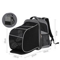 HKM-7063869 Portable Space Capsule Backpack for Dogs – Large Capacity, One & Two-Way Expansion, Available in Malachite Green and Starry Gray