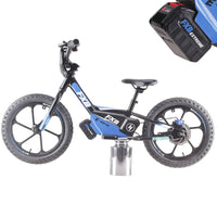 HKM-706451 16-Inch Aluminum Alloy Mini Electric Balance Bike for Kids with 350W Motor and Disc Brakes