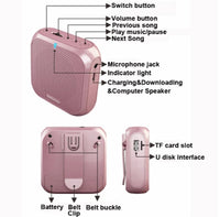 HKM-706515 Wired Mini Bee Loudspeaker with ABS Plastic Body, Model K400, 5W Output Power