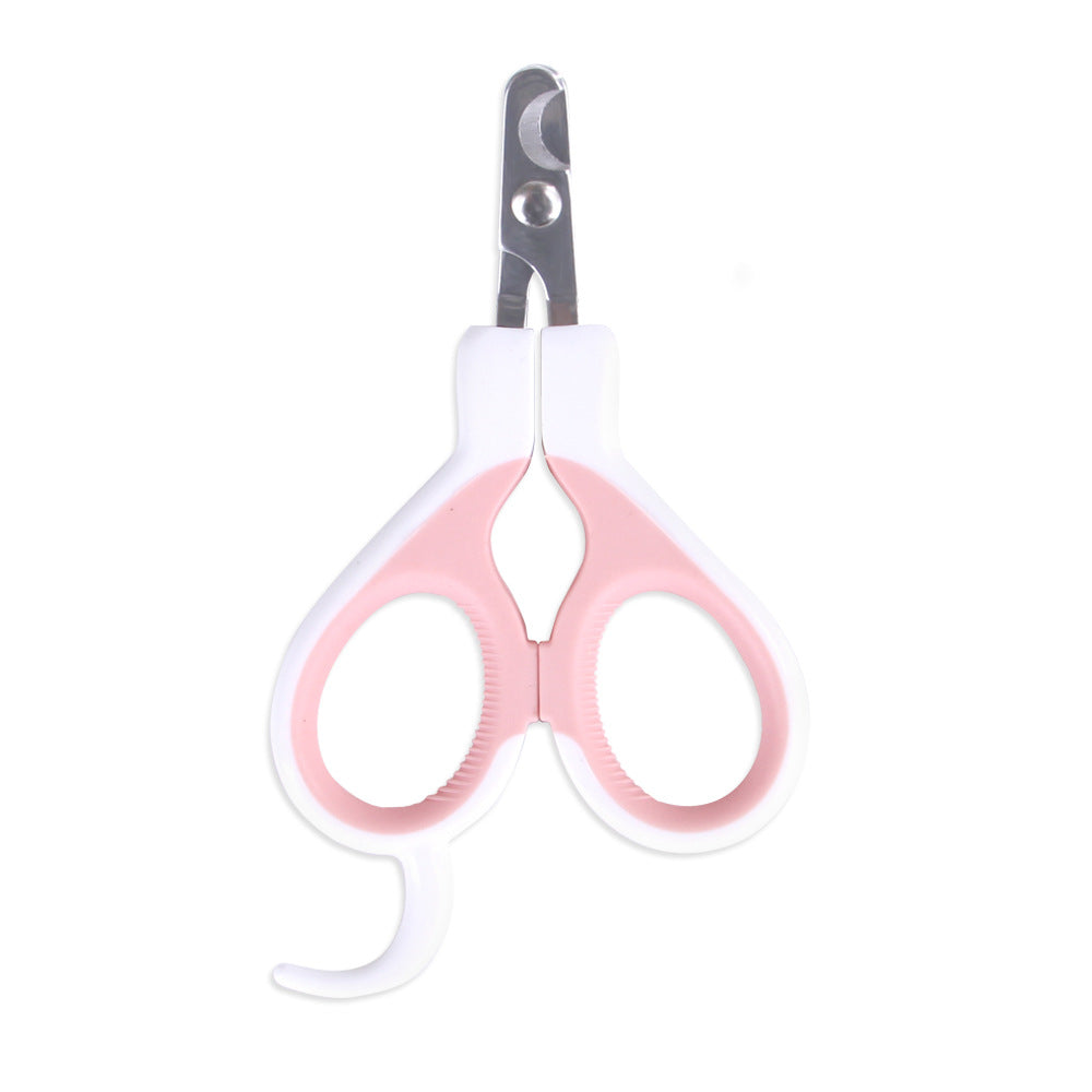 HKM-7065405 Pet Nail Clipper for Dogs and Cats - Stainless Steel Scissors with Blood Line Guide, 11.5cm Size