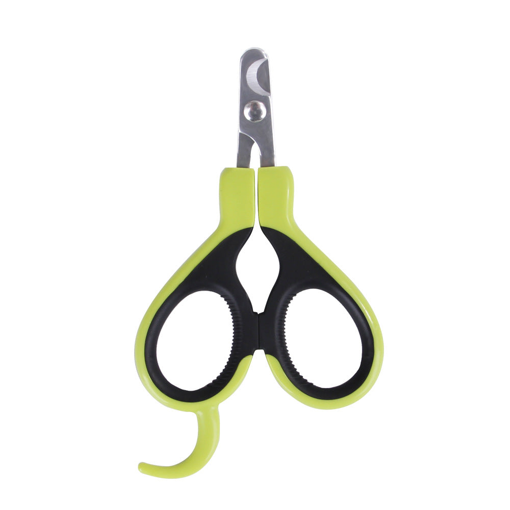 HKM-7065405 Pet Nail Clipper for Dogs and Cats - Stainless Steel Scissors with Blood Line Guide, 11.5cm Size