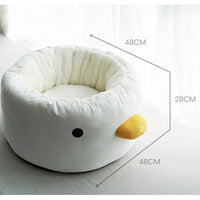 HKM-7065661 Warm and Washable Cat Litter Nest with Thickened Design for All Seasons