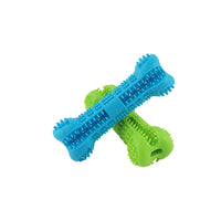 HKM-7068221 Sky Blue Silicone Bone Toothbrush Toy for Pet Dogs