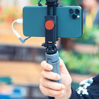 HKM-706899 Aluminum Alloy Mobile Phone Tripod for Sports Cameras and Micro Single Stabilizers
