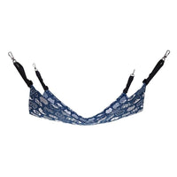 HKM-7069245 Fleece-Lined Cat Hammock in Various Winter Patterns - Comfortable Pet Bed for Cats