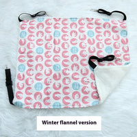 HKM-7069245 Fleece-Lined Cat Hammock in Various Winter Patterns - Comfortable Pet Bed for Cats