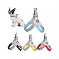HKM-7070013 Adjustable Reflective Pet Harness with Leash for Dogs and Cats – Comfortable No-Pull Design in Yellow