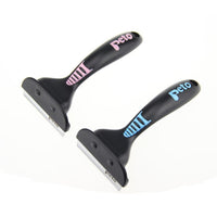 HKM-707091 Pet Hair Removal Comb for Cats and Dogs - Medium and Large Sizes Available in Black and Pink Handles