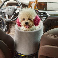 HKM-7071421 Cozy Cotton Safety Seat for Small Dogs and Cats, Removable and Washable, Fits Pets Up to 6.5kg