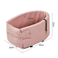HKM-7071421 Cozy Cotton Safety Seat for Small Dogs and Cats, Removable and Washable, Fits Pets Up to 6.5kg