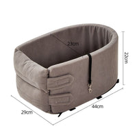 HKM-7071421 Cozy Cotton Safety Seat for Small Dogs and Cats, Removable and Washable, Fits Pets Up to 6.5kg