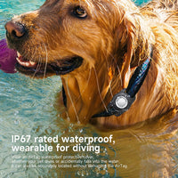 HKM-7072829 Waterproof TPU Locator Sleeve for Apple AirTag - Available in Premium Black, Royal Blue, Dark Green, Purple, and Red