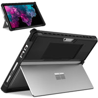 HKM-707283 Silicone Keyboard Protective Case for Surface Pro 4/5/6 - Durable TPU Cover in Rose Gold, Black, Silver Gray