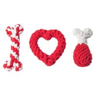 HKM-7073981 Cotton Rope Chew Toys for Small Dogs and Puppies - Interactive Training & Teething Solutions