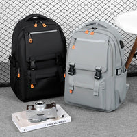 HKM-707411 Waterproof Oxford 17-Inch Laptop Backpack for College Students with Large Capacity and Zipper Closure