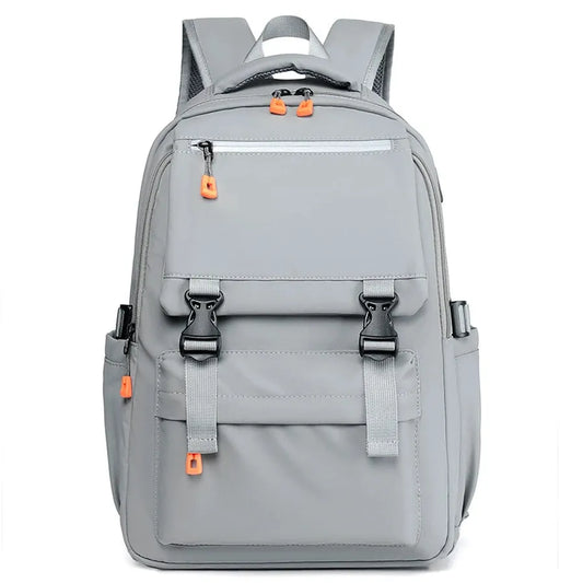 HKM-707411 Waterproof Oxford 17-Inch Laptop Backpack for College Students with Large Capacity and Zipper Closure