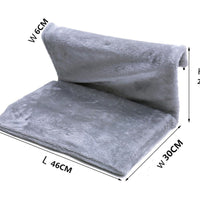 HKM-7074749 Plush Cat Bed Hammock for Cats - 46x30x25cm Cozy Sleeping Space
