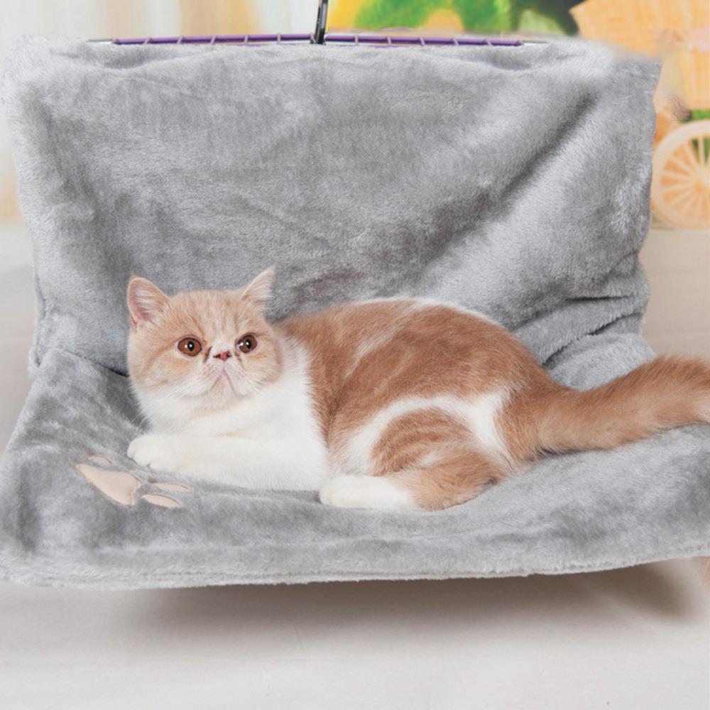HKM-7074749 Plush Cat Bed Hammock for Cats - 46x30x25cm Cozy Sleeping Space