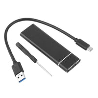 HKM-707539 M.2 NGFF SSD to USB Type C Mobile Hard Disk Enclosure, 2TB Capacity, Aluminum Case