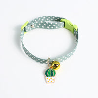 HKM-7075773 Colorful Avocado Flower Pendant Pet Safety Necklace with Adjustable Fit