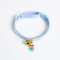 HKM-7075773 Colorful Avocado Flower Pendant Pet Safety Necklace with Adjustable Fit
