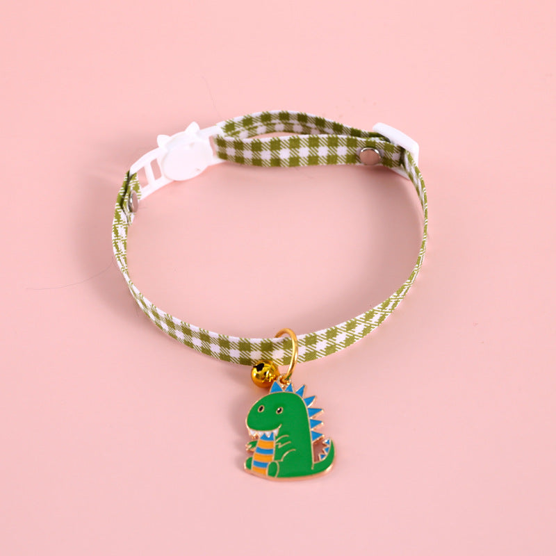 HKM-7075773 Colorful Avocado Flower Pendant Pet Safety Necklace with Adjustable Fit