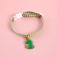 HKM-7075773 Colorful Avocado Flower Pendant Pet Safety Necklace with Adjustable Fit