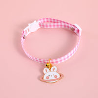 HKM-7075773 Colorful Avocado Flower Pendant Pet Safety Necklace with Adjustable Fit