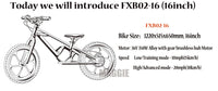 HKM-707603 16 Inch Electric Balance Bike for Kids with 350W Motor and Adjustable Suspension