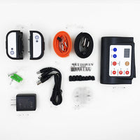 HKM-7076413 Two-in-One Dog Training Device with Wireless Electronic Fence and Remote Control Features