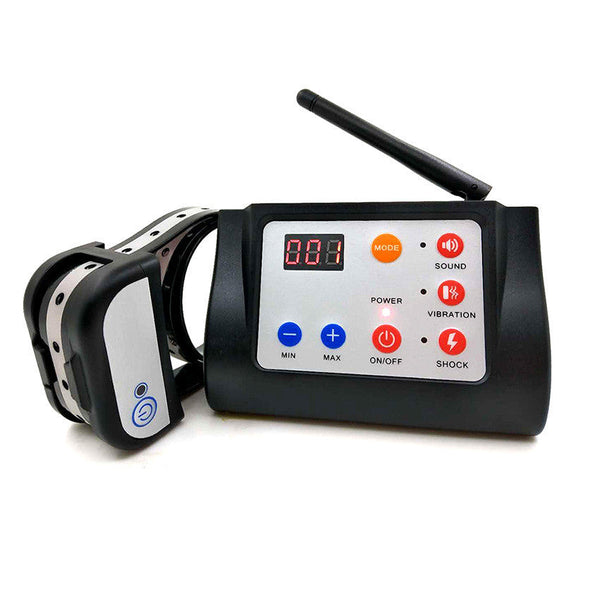 HKM-7076413 Two-in-One Dog Training Device with Wireless Electronic Fence and Remote Control Features