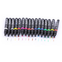 HKM-707667 Nail Painting Pen - 7ml with 16 Color Options, Easy Apply for Creative Nail Art