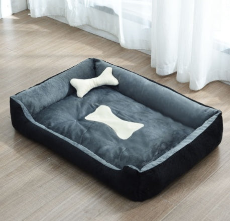 HKM-7077181 Comfortable Waterproof Dog Bed Mat with Anti-Slip Design for Small to Medium Pets