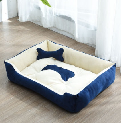 HKM-7077181 Comfortable Waterproof Dog Bed Mat with Anti-Slip Design for Small to Medium Pets