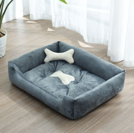 HKM-7077181 Comfortable Waterproof Dog Bed Mat with Anti-Slip Design for Small to Medium Pets