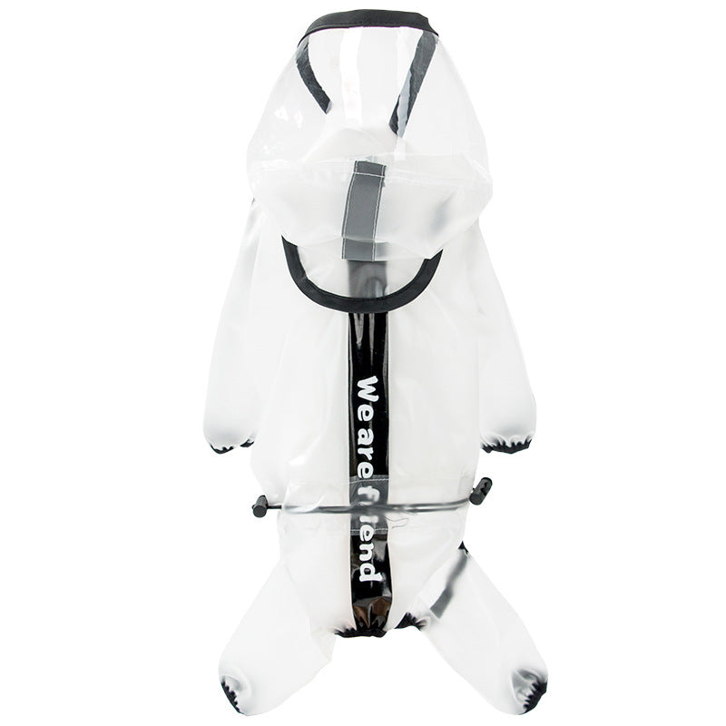 HKM-7077309 Water-Resistant Casual Raincoat for Dogs - Multiple Sizes Available
