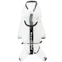 HKM-7077309 Water-Resistant Casual Raincoat for Dogs - Multiple Sizes Available
