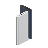 HKM-707731 10000mAh Dual-Port Fast Charging Power Bank with Polymer Lithium Ion Battery in Black and Silver
