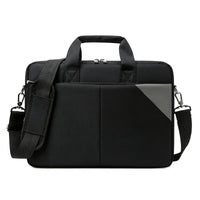 HKM-707731 Large Capacity Portable Laptop Tote Bag for 15.6 Inch and 14 Inch Devices - Black
