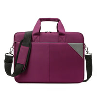 HKM-707731 Large Capacity Portable Laptop Tote Bag for 15.6 Inch and 14 Inch Devices - Black