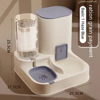 HKM-707795 Automatic Pet Feeder with Smart Control for Dogs and Cats - Dual Food and Water Bowls